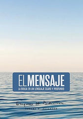 Biblia El Mensaje, Letra 9,5 Pt, 14,5×22, Tapa Dura, Océano Azul