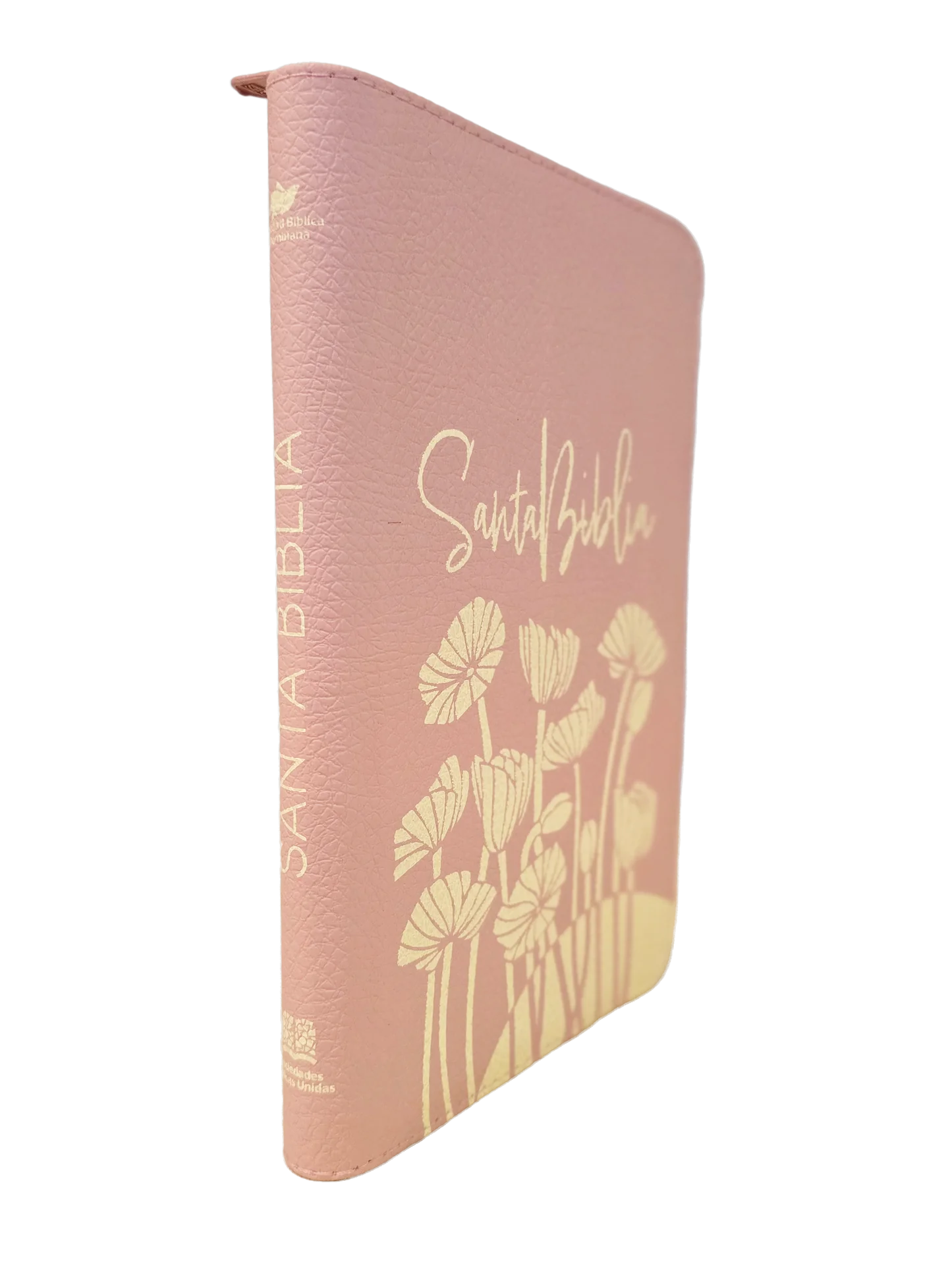 BIBLIA REINA VALERA 1960 65ueZ 21x13 CIERRE TAPA IMITACION PIEL ROSA