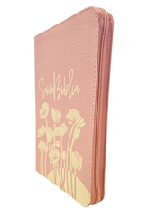 BIBLIA REINA VALERA 1960 65ueZ 21x13 CIERRE TAPA IMITACION PIEL ROSA