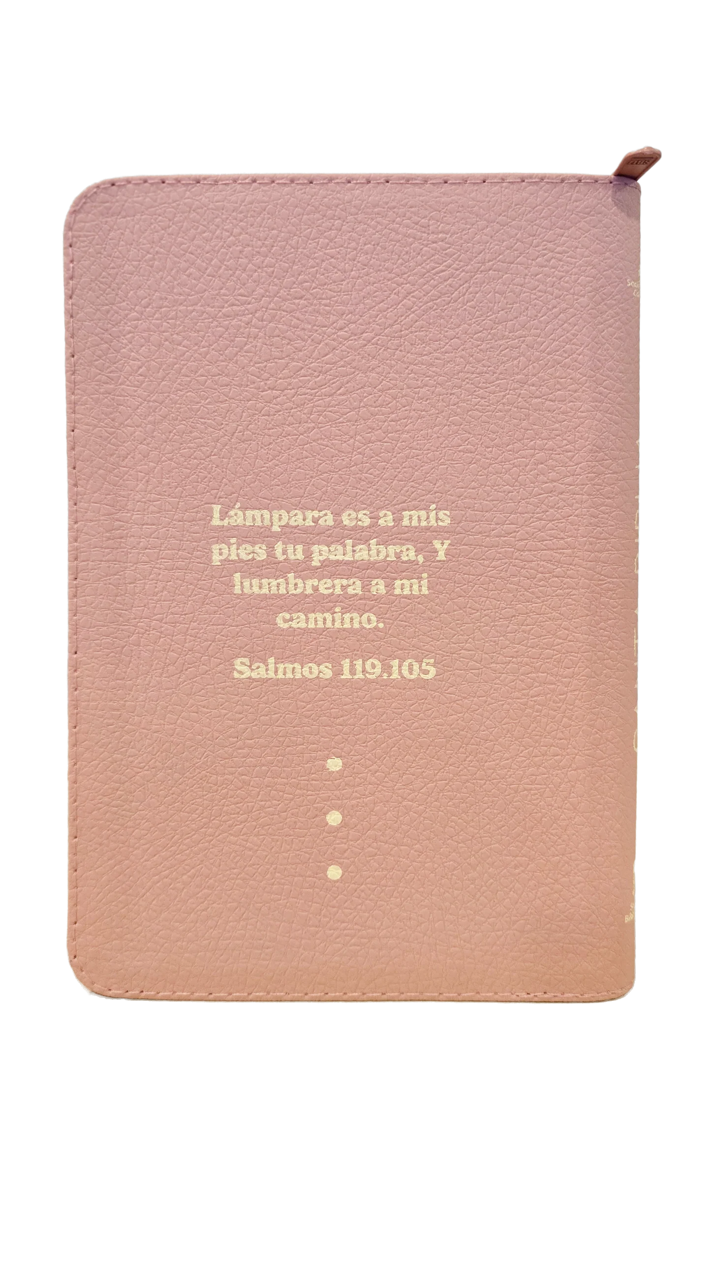 BIBLIA REINA VALERA 1960 65ueZ 21x13 CIERRE TAPA IMITACION PIEL ROSA