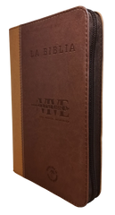 Biblia Traducción al Lenguaje Actual letra grande café canto dorado "Vive"