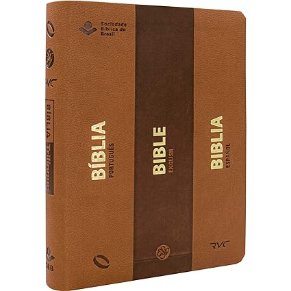 Biblia Reina Valera Contemporánea Trilingue Español - Inglés - Portugues