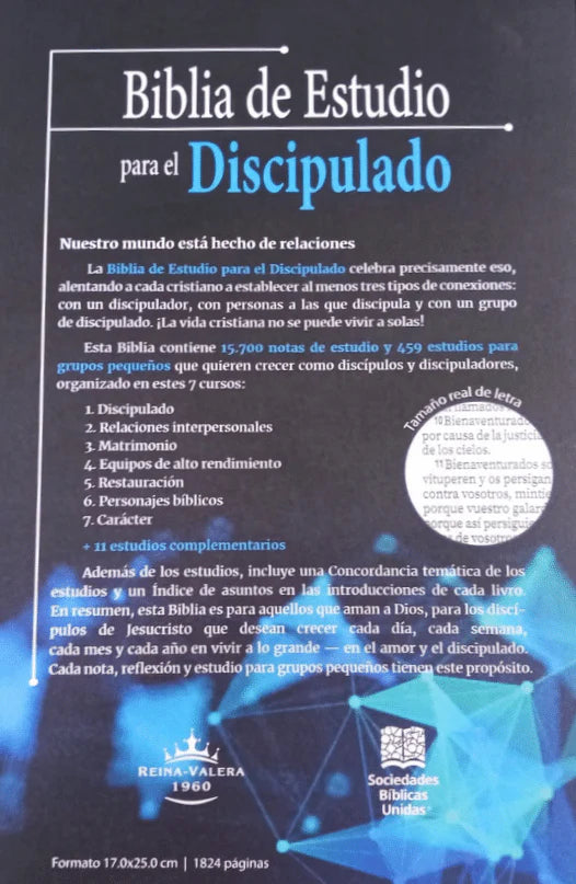 Biblia de Estudio para el Discipulado Reina Valera 1960