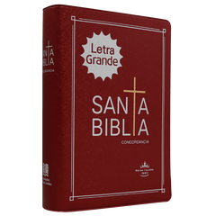 Biblia Reina Valera 1960 Letra Mediana  16x11 Tapa Vinilica Concord. Bordó