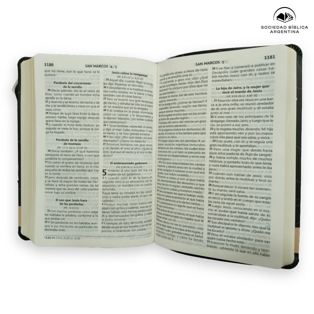 Biblia Reina Valera 1960 Letra Compacta Tapa PU Colores 14 x 21 cm