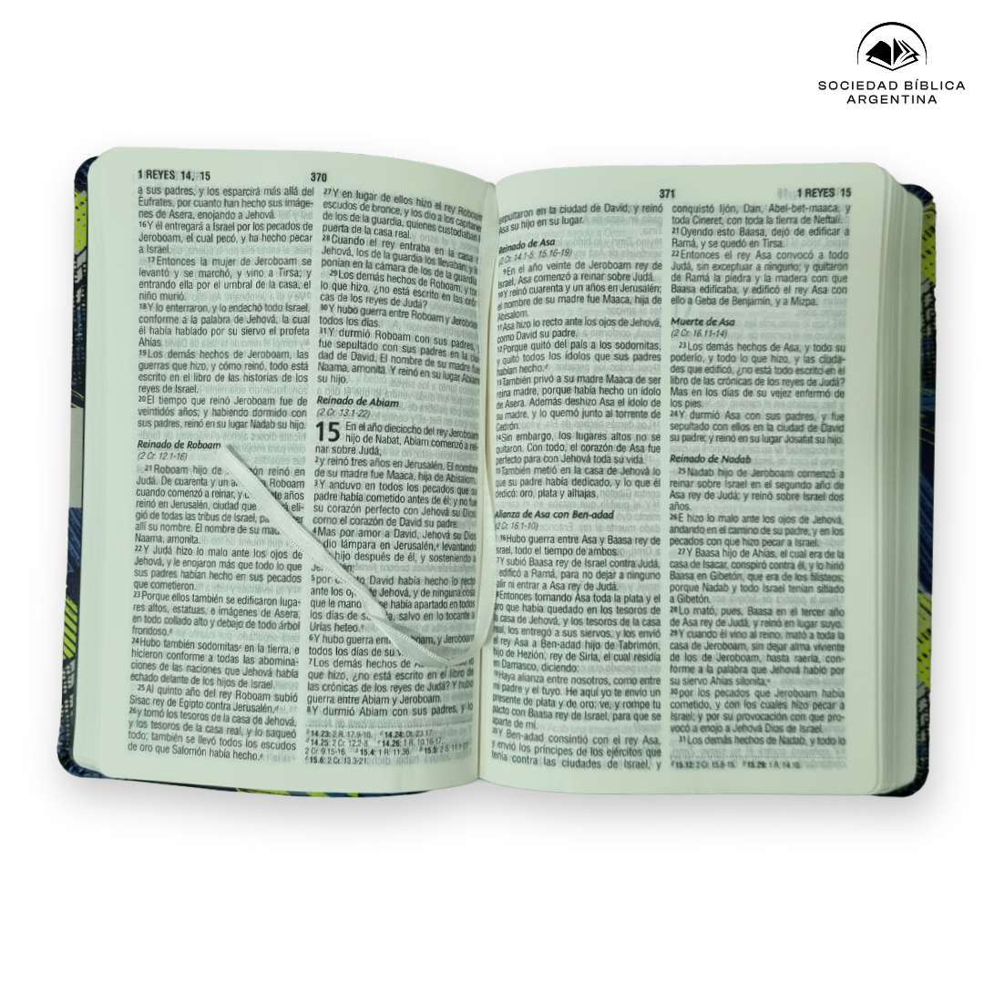 Biblia Reina Valera 1960 Letra Estándar Con Concordancia Tapa PU Colores 14 x 21 cm