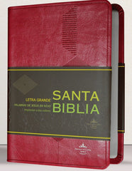 Biblia Reina Valera 1960 Letra Mayor Pjr Concordancia Bordó