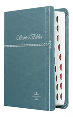 Biblia Reina Valera 1960 Letra Mediana con indice Tiara Gris