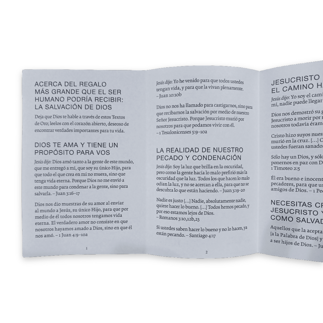 Selecciones - Folletos - Textos de oro (Pack 25 un.)