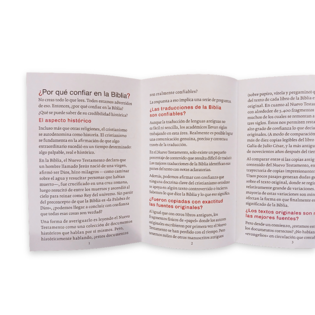 Selecciones - Folletos - ¿Puedo confiar en la Biblia? (Pack 20 un.)