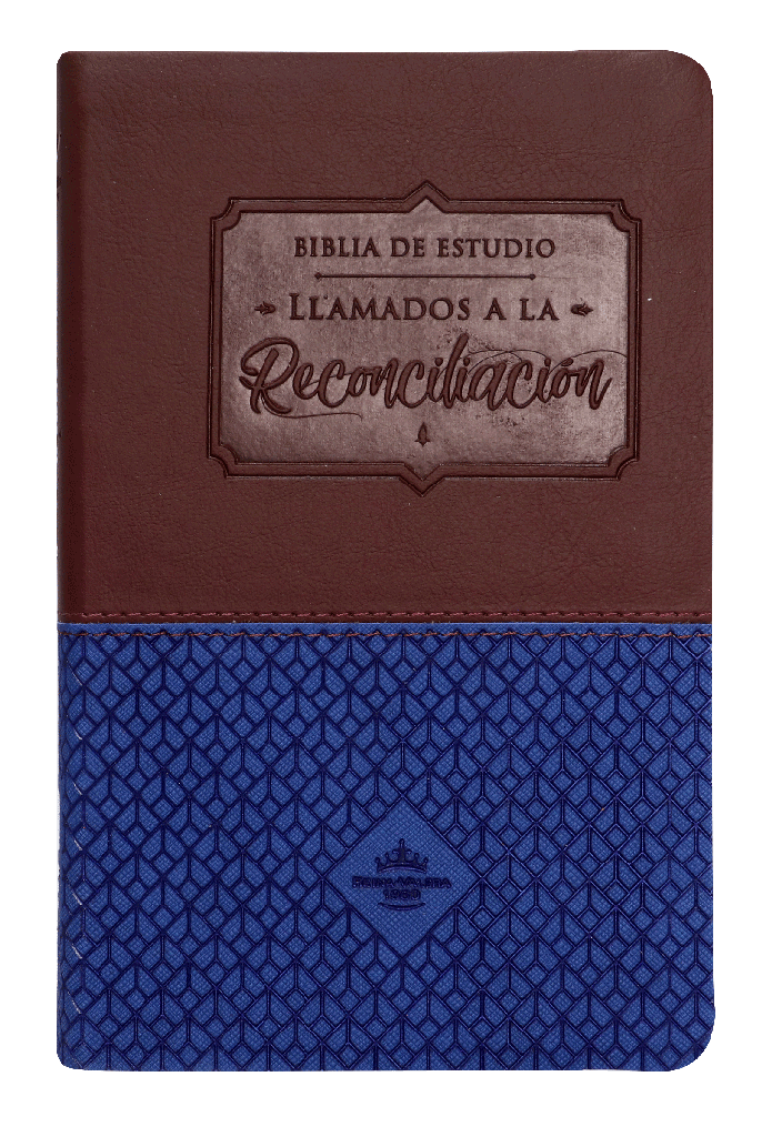 Biblia reina Valera 1960 letra Grande Llamados a la Reconciliación Indice de Estudio Azul Canto Plateado