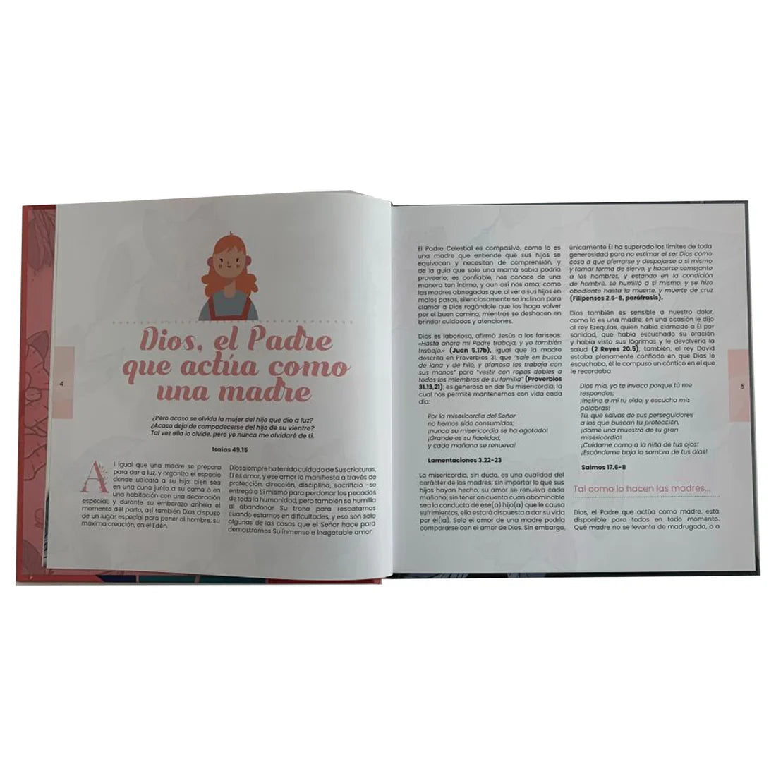 Biblia Reina Valera Contemporánea – 373 – Letra 8 pts – 21x21 cm – Dios Me Hizo Mamá – Rojo
