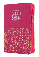 Biblia Reina Valera 1960 Letra Grande Cierre Rosa Ayudas Qr Letra 11 Puntos