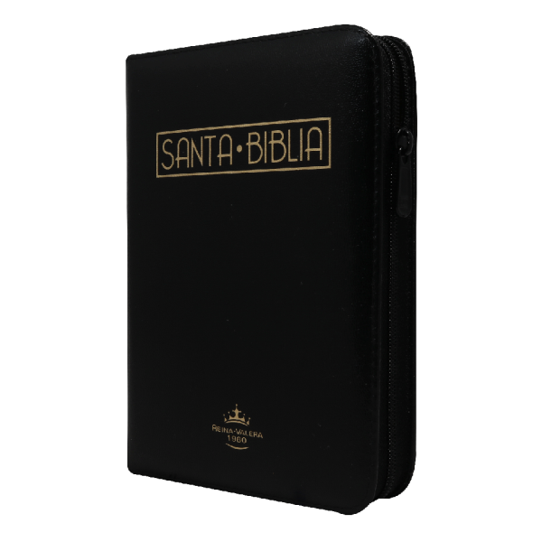 BIBLIAREINA VALERA 1960 055cLGZPJRa L 10p 13x19 CONCORDANCIA CIERRE PJR IMITACION PIEL NEGRA QR