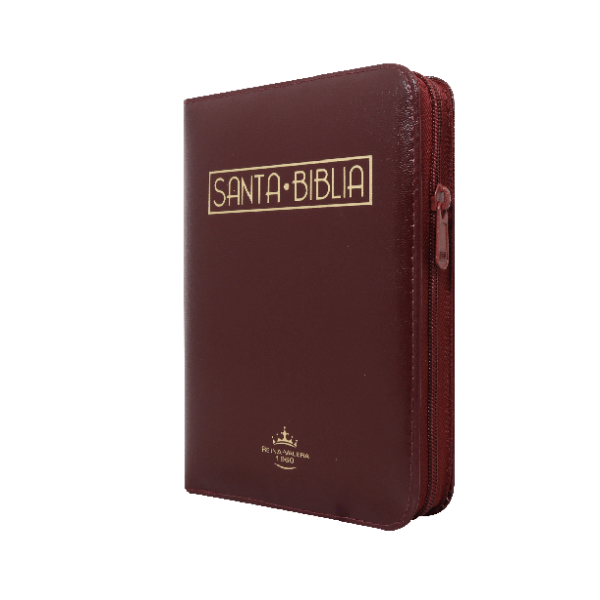 BIBLIAREINA VALERA 1960 055cLGZPJRa L 10p 13x19 CONCORDANCIA CIERRE PJR IMITACION PIEL BORDO QR