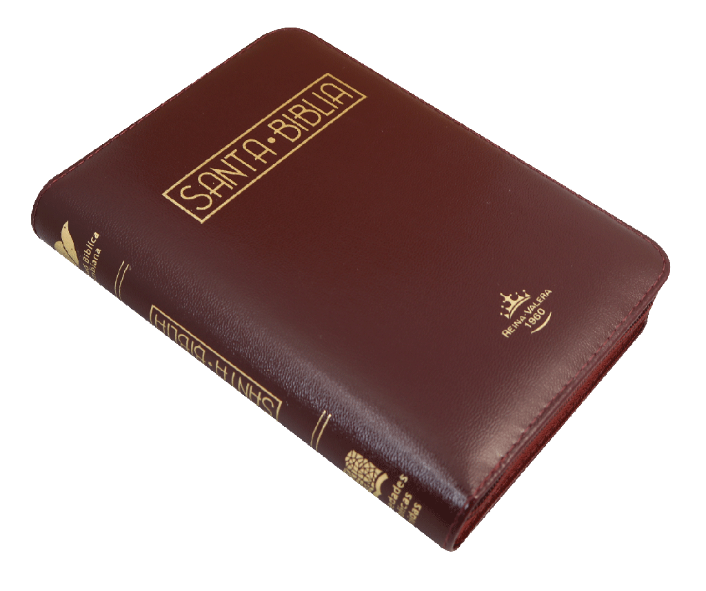 BIBLIAREINA VALERA 1960 055cLGZPJRa L 10p 13x19 CONCORDANCIA CIERRE PJR IMITACION PIEL BORDO QR