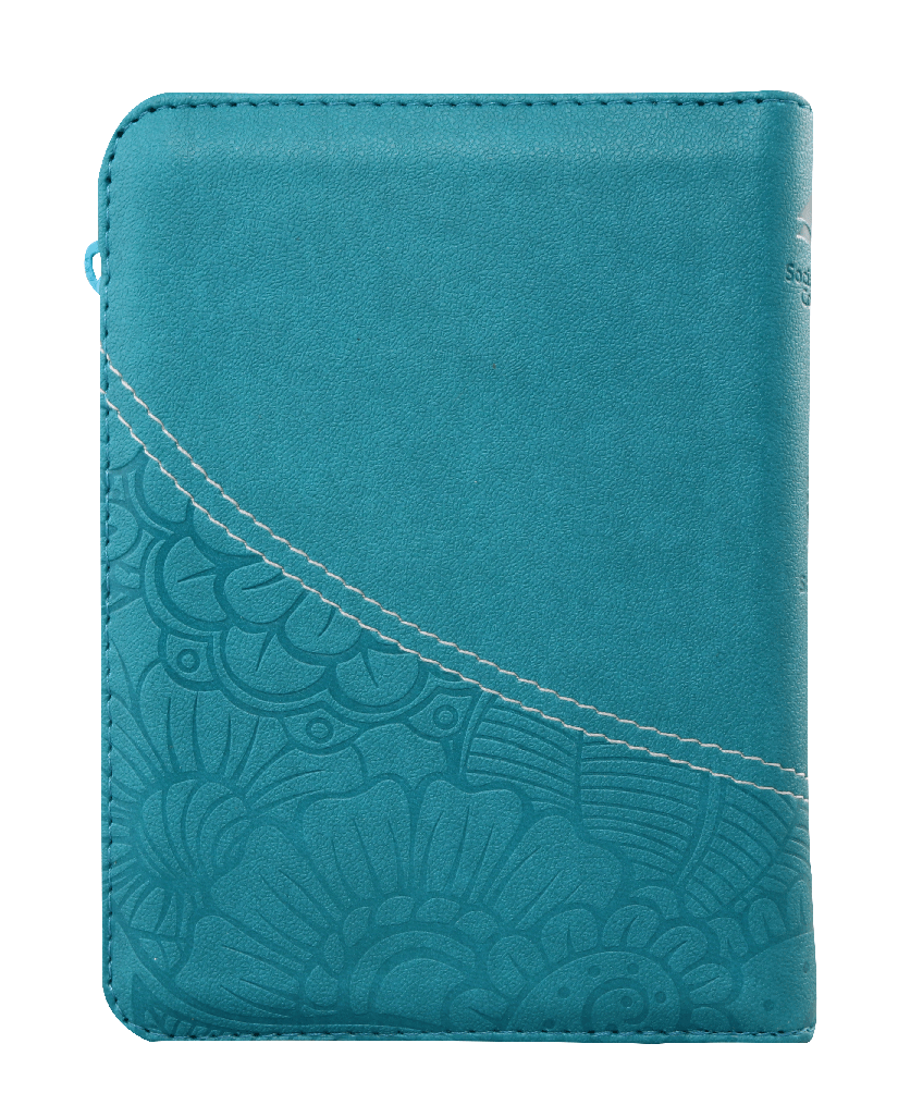 BIBLIA REINA VALERA 1960 026cZTI L 7p 10x14 CONCORDACIA PJR TAPA PU AZUL INDICE