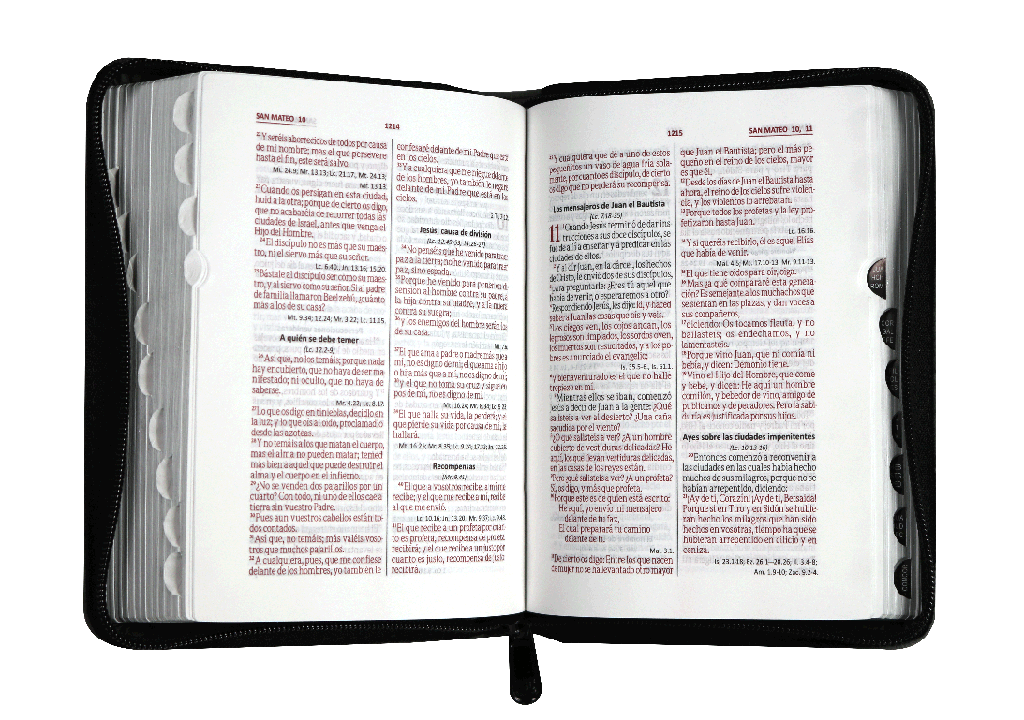 BIBLIA REINA VALERA 1960 026cZTI L 7p 10x14 CONCORDANCIA PJR TAPA PU NEGRA INDICE