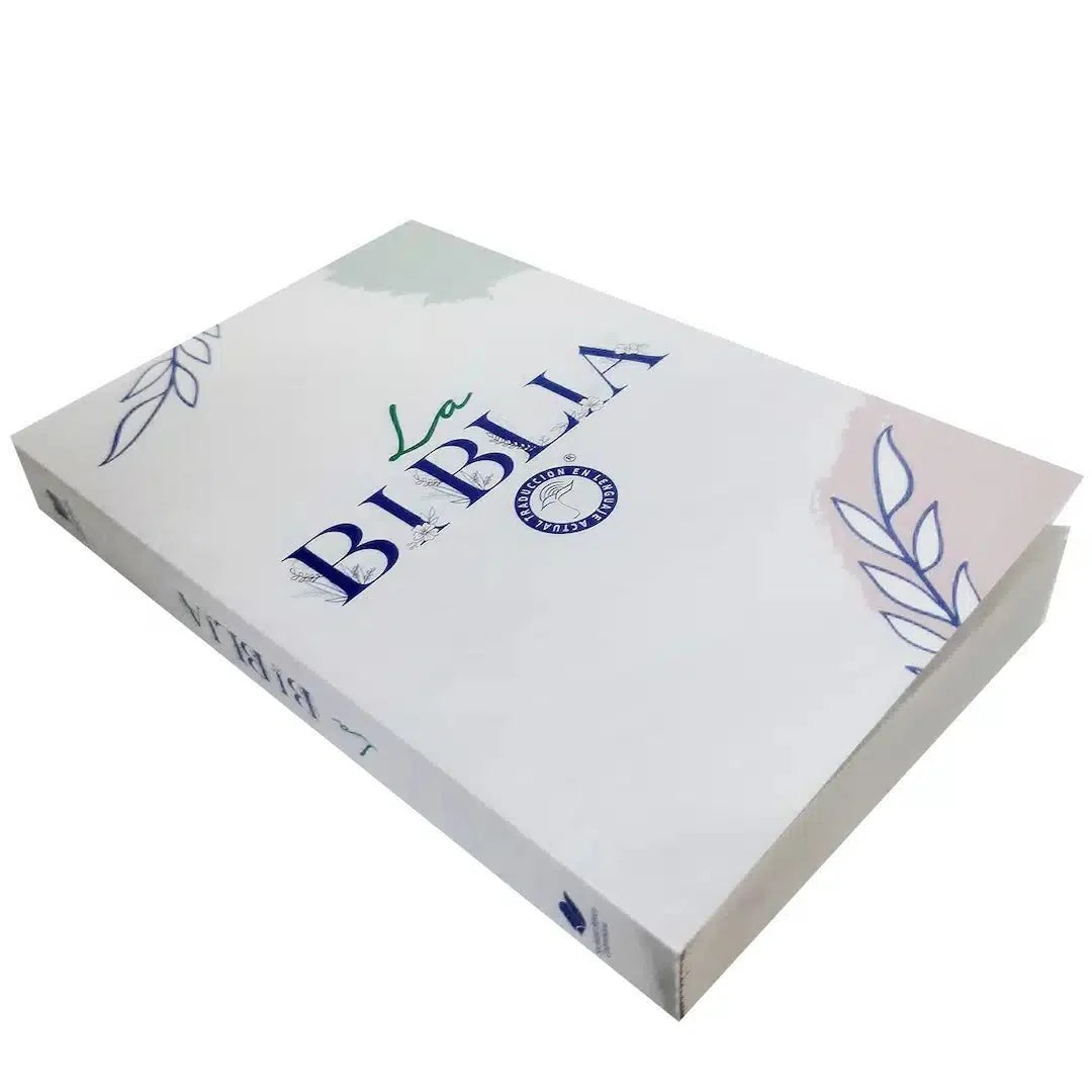 Biblia Traducción en Lenguaje Actual - 1M – 60UE – Letra 8 pts – 14x21 cm – Tapa Rustica – Blanco