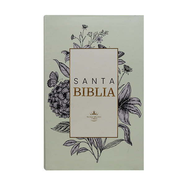 Biblia Reina Valera 1960 letra grande flexible blanca canto blanco