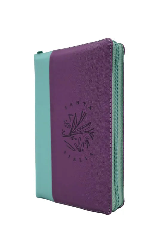 BIBLIA REINA VALERA 1960 066LGZPJR L 14 p 22x14 CIERRE PJR TAPA PU MORADO