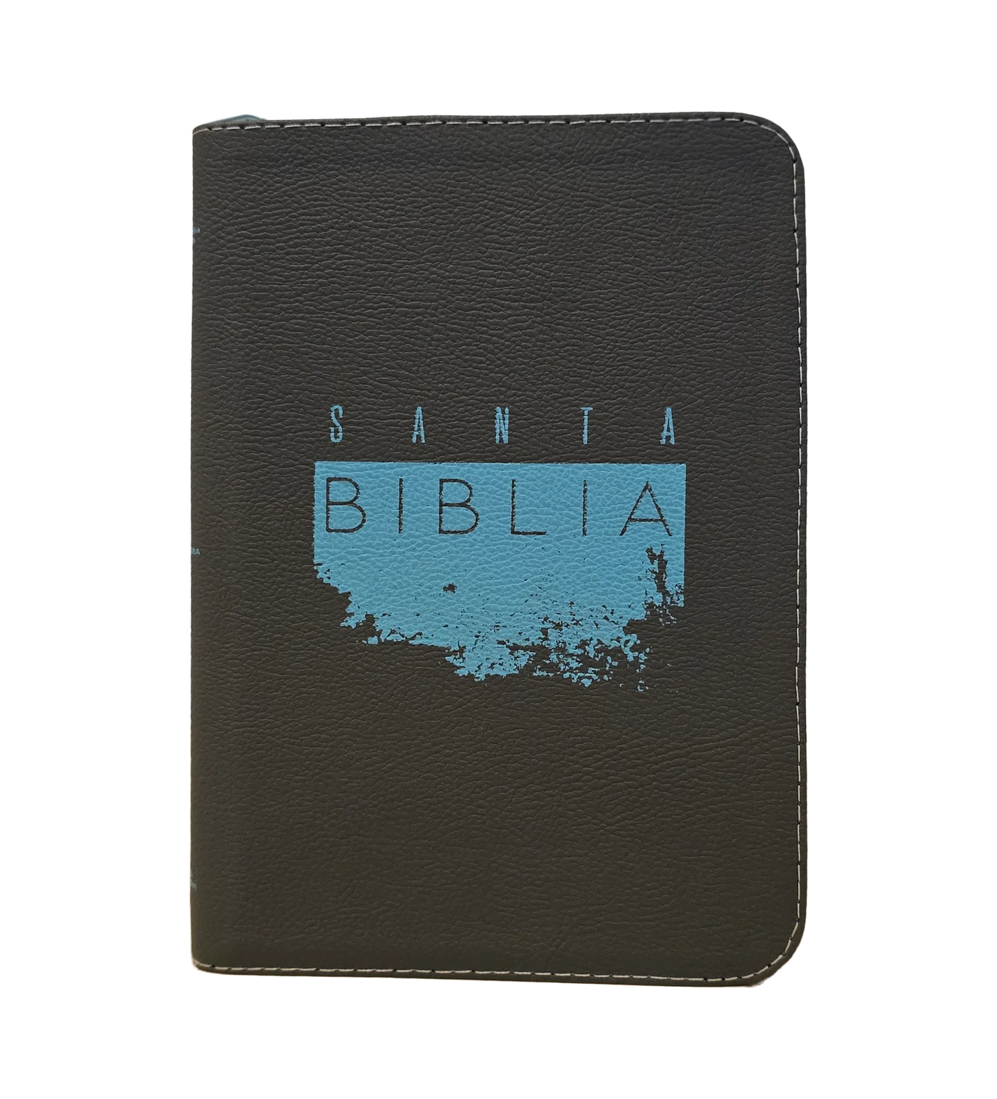 BIBLIA REINA VALERA 1960 65ueZ 21x13 CIERRE TAPA IMITACION PIEL GRIS