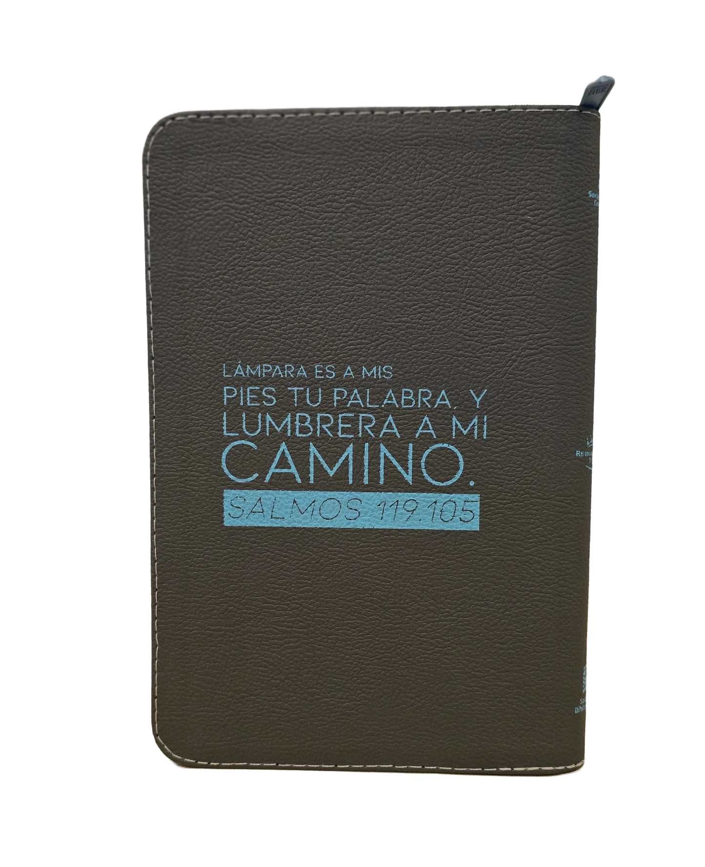 BIBLIA REINA VALERA 1960 65ueZ 21x13 CIERRE TAPA IMITACION PIEL GRIS