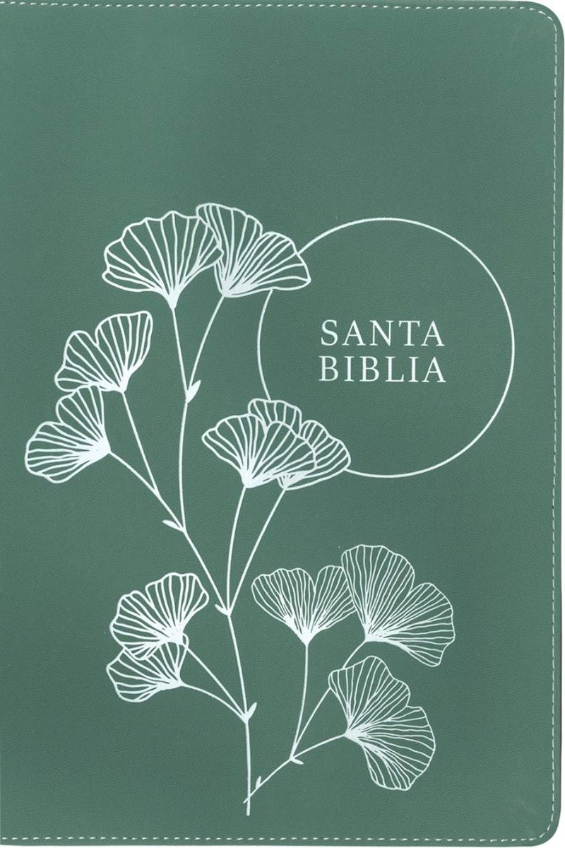 Biblia Nueva Traducción Viviente – Tapa Imitación Piel Verde con Cierre, Letra 11pt, 18x25 cm