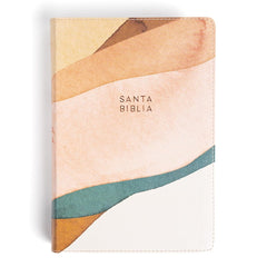 Biblia Reina-Valera 1960, Letra 12 Pt, 13,5×20, Tapa PU, Acuarela