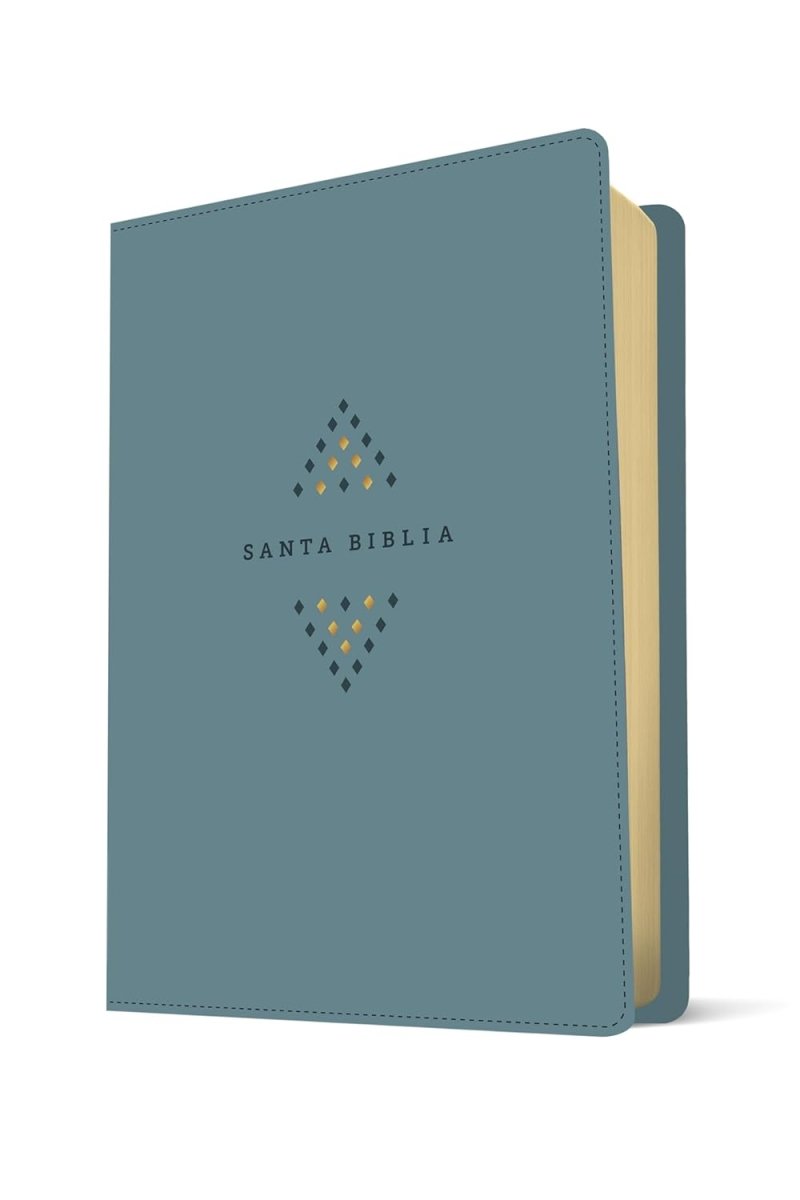 Biblia Nueva Traducción Viviente (NTV) Ultrafina, Letra 10 Pt, 16,5×24, Palabras De Jesús En Rojo, Tapa PU, Azul