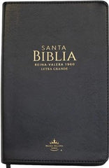 Biblia Reina Valera 1960 · 13,8x21,2 cm · Letra grande 12,5 pt · Edición clásica · Tapa imitación piel negra