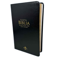 Biblia Reina Valera 1960 · 13,8x21,2 cm · Letra grande 12,5 pt · Edición clásica · Tapa imitación piel negra