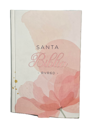 Biblia Reina Valera 1960 Letra Grande PJR Flor Rosa