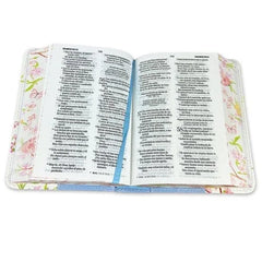 Biblia Reina Valera 1960 · 10x14 cm · Letra pequeña 8,5 pt · Con cierre · Tapa imitación piel · Colección Renovación turquesa