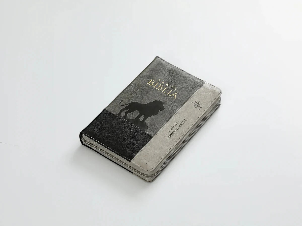 Biblia Rvr60 065Czti Lg Cierre Indice 12P 15 X 23 Inspiracion Len Negro/Gris/Gris