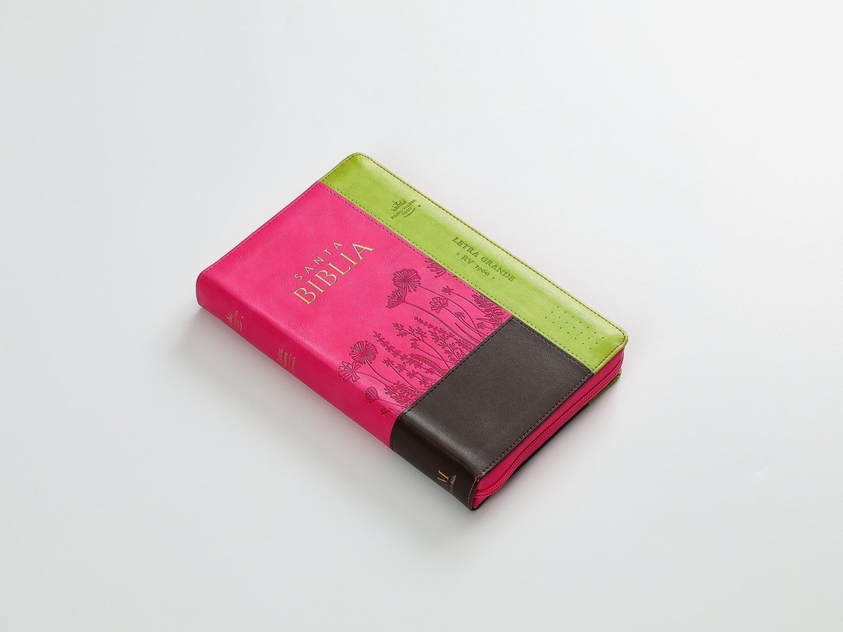 Biblia Rvr60 065Czti Lg Cierre Indice 12P 15 X 23 Inspiracion Flores