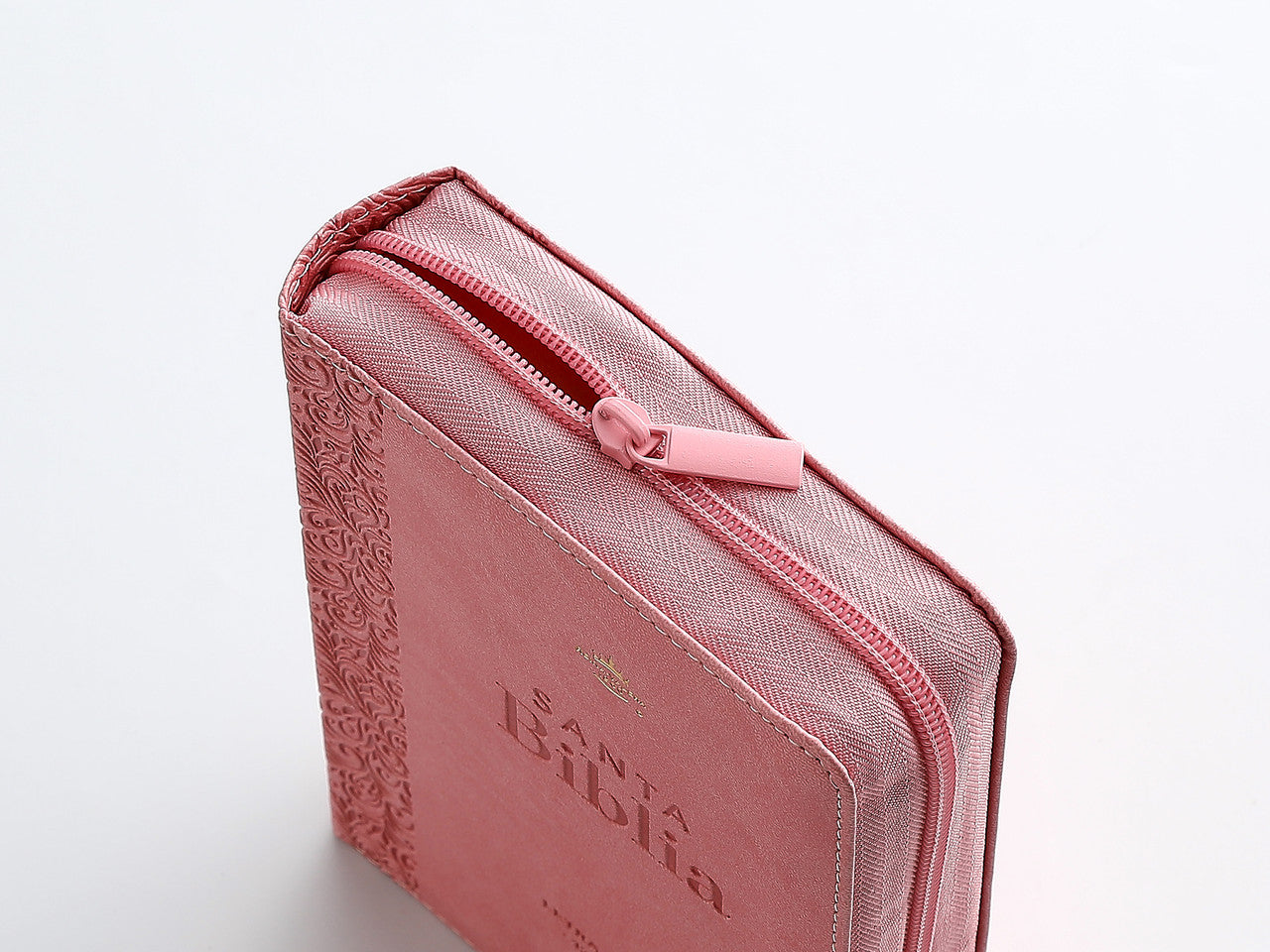 Biblia Reina Valera 1960 045Cz L 12P 11X16Cm Pjr I/Piel Rosa Floral