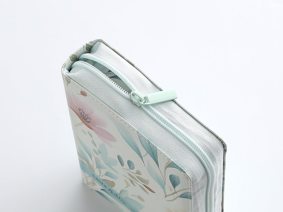 Biblia Reina Valera 1960 045Czti L 12P 11X16Cm Pjr Cp Victoria Flores Sobre Azul