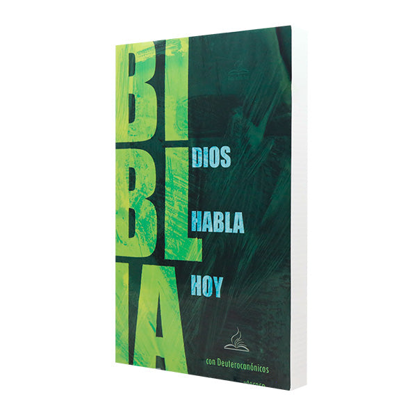 Biblia 1M Económica Dios Habla Hoy – Tapa Cartulina Verde, con Índice, 14 x 21 cm, Letra 8 Puntos