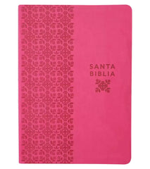 Biblia Reina Valera 1960 · Edición Super · Tapa fucsia