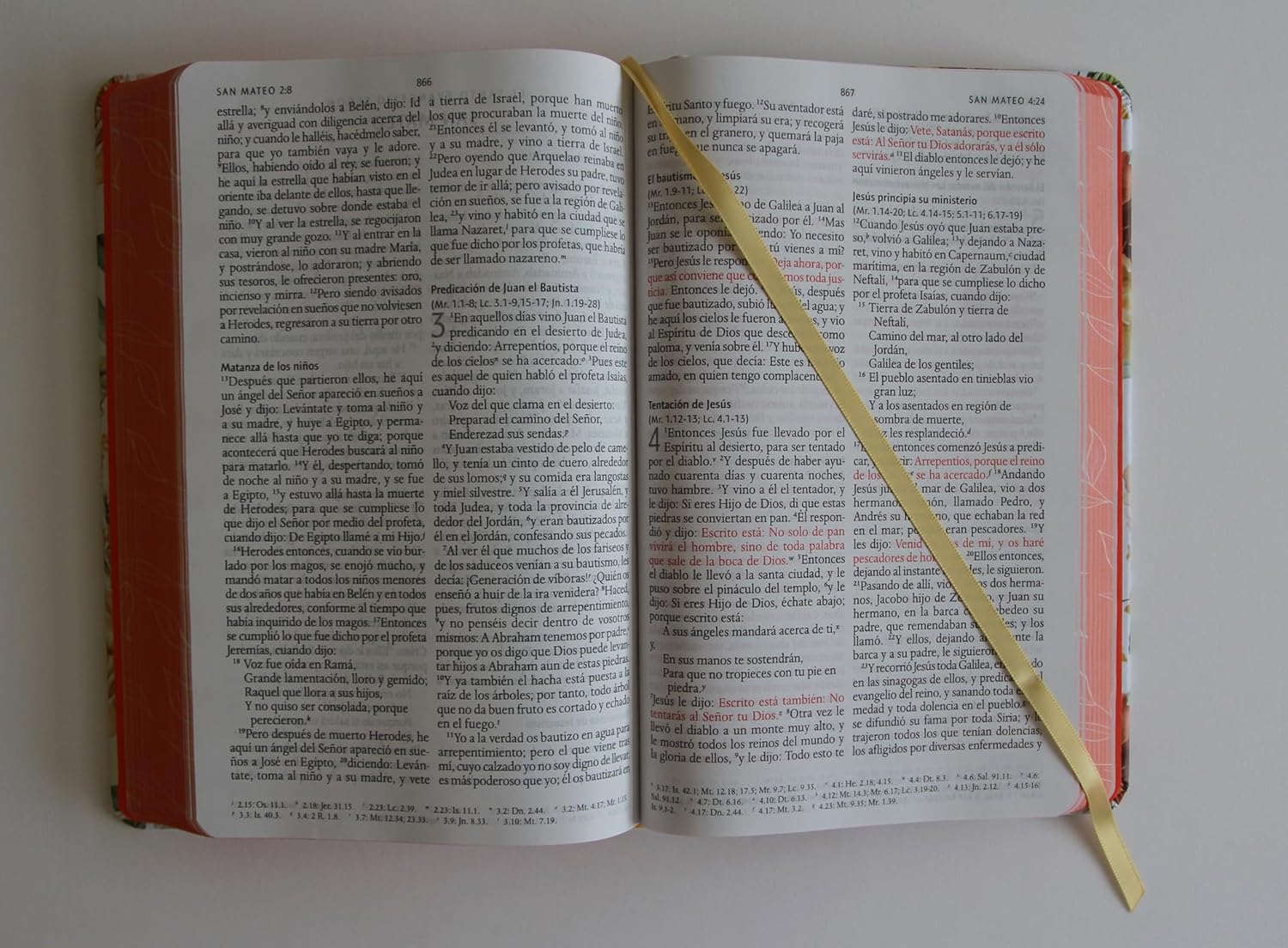 Biblia Reina Valera 1960 · Tapa dura · Diseño con flores rosadas