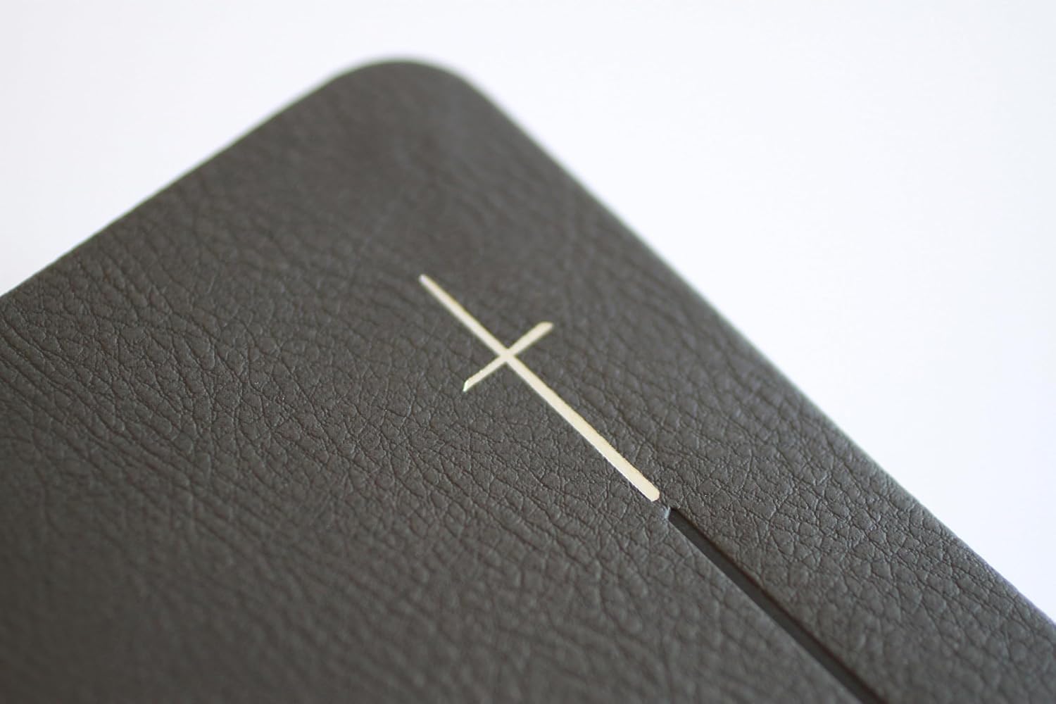 Biblia Reina-Valera 1960, Letra 14 Pt, 14×21, Palabras De Jesús En Rojo, Concordancia, Tapa PU, Gris