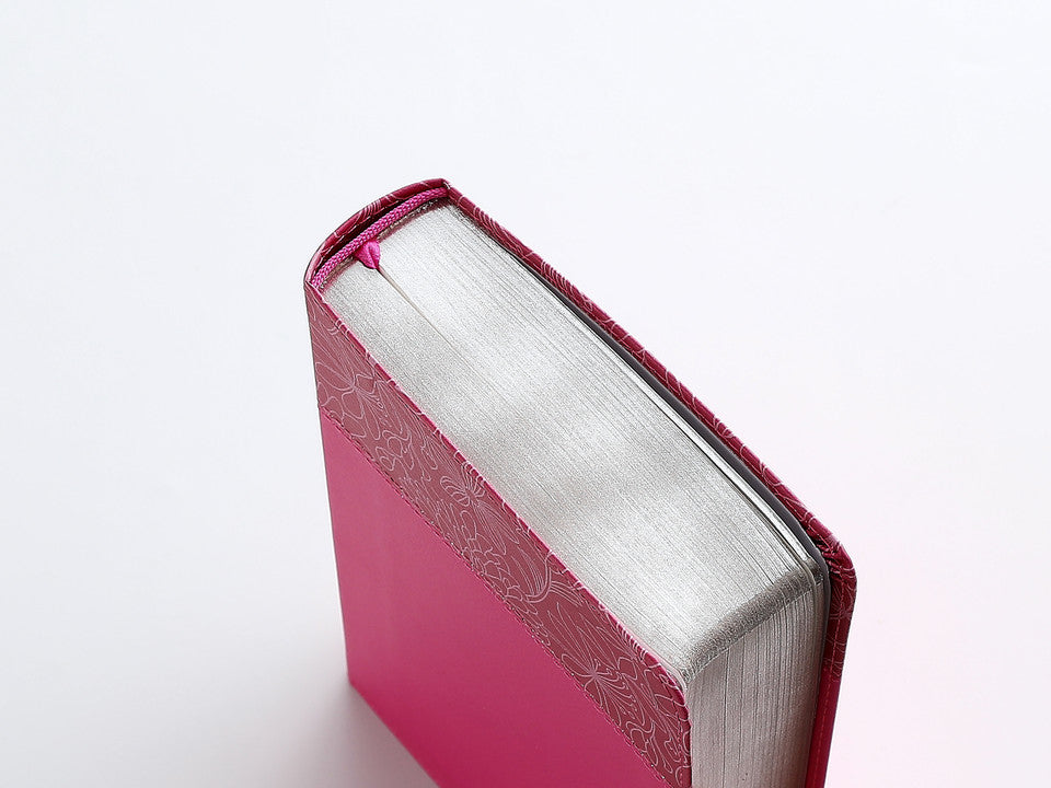Biblia Reina Valera 1960 045C L 12P 13X18 Pjr Rosa/Rosa Flores