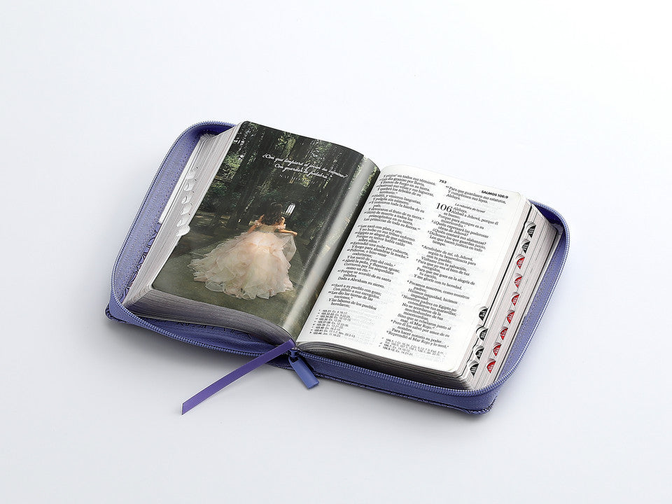 Biblia Reina Valera 1960 045Cti L 10P 11X16 Quinceañera Rosa/Blanco