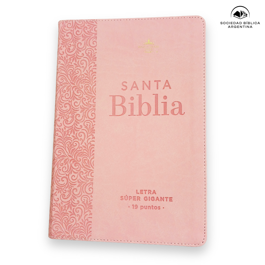 Biblia Reina Valera 1960 088C Lsgi 19P 16X23 Rosa Floral