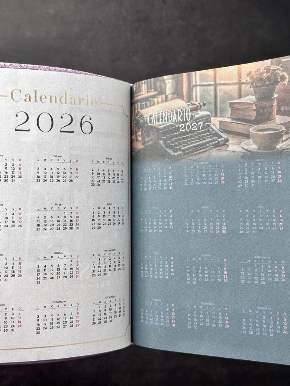 Agenda 2026 Tesoros de Sabiduría Color Rosa