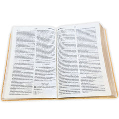 Biblia Reina-Valera 1960 062 Concordancia, Palabras De Jesús En Rojo, Letra 11 Pt, 13,8×21, Beige, Con Hojas
