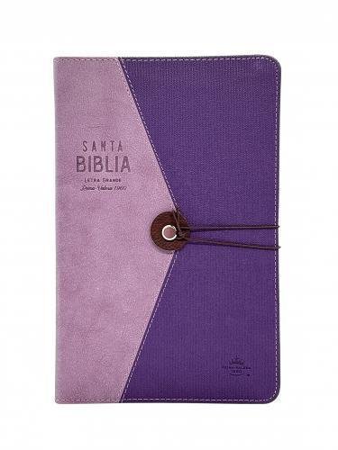 Biblia Reina Valera 1960 Vintage – Con Concordancia – Letra 11 pts – 14x21 cm – Tapa PU – Lila