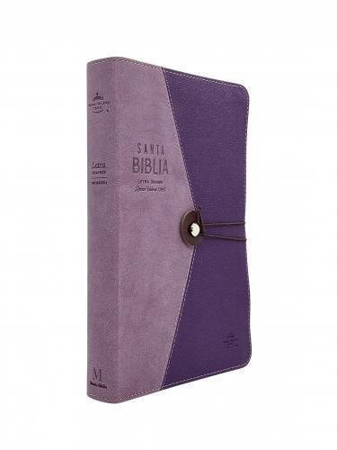 Biblia Reina Valera 1960 Vintage – Con Concordancia – Letra 11 pts – 14x21 cm – Tapa PU – Lila