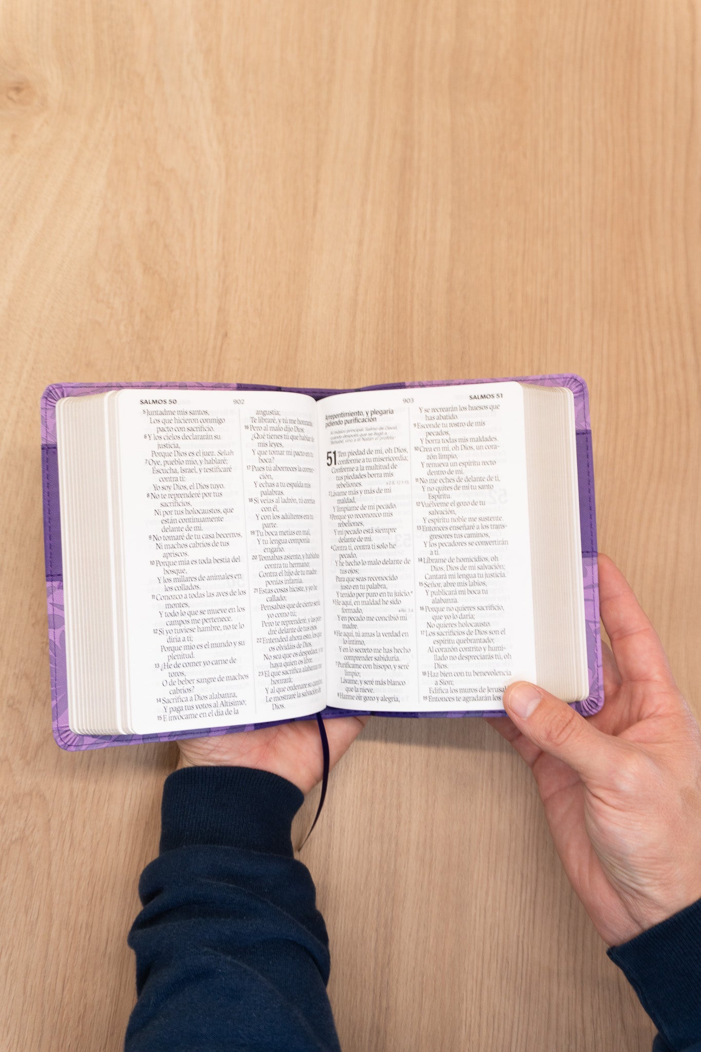 Biblia Reina Valera 1960 – 035 – Con Concordancia – Letra 12 pts – 11x16 cm – Lila